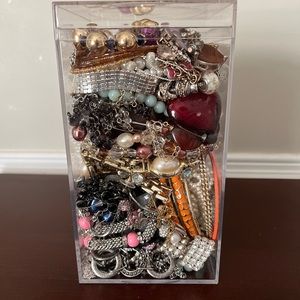Vintage-Modern Jewelry Jar #AB 16